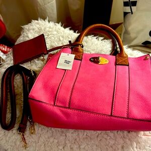 Pink handbag